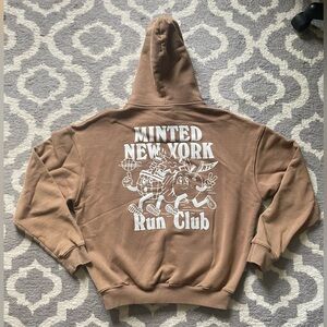 Minted New York Run Club street wear hoodie